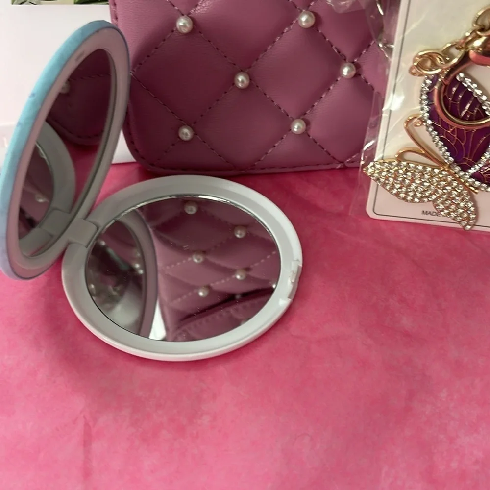 Badgley Mischka Purple Crossbody Bundle - Picture 6 of 7